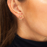 Connection Earrings in Yellow Gold